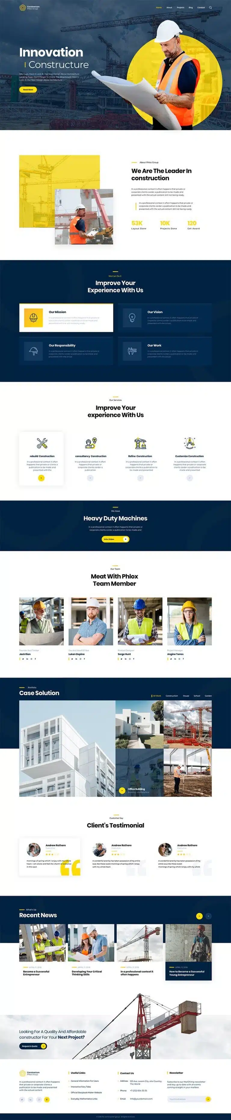 Construction