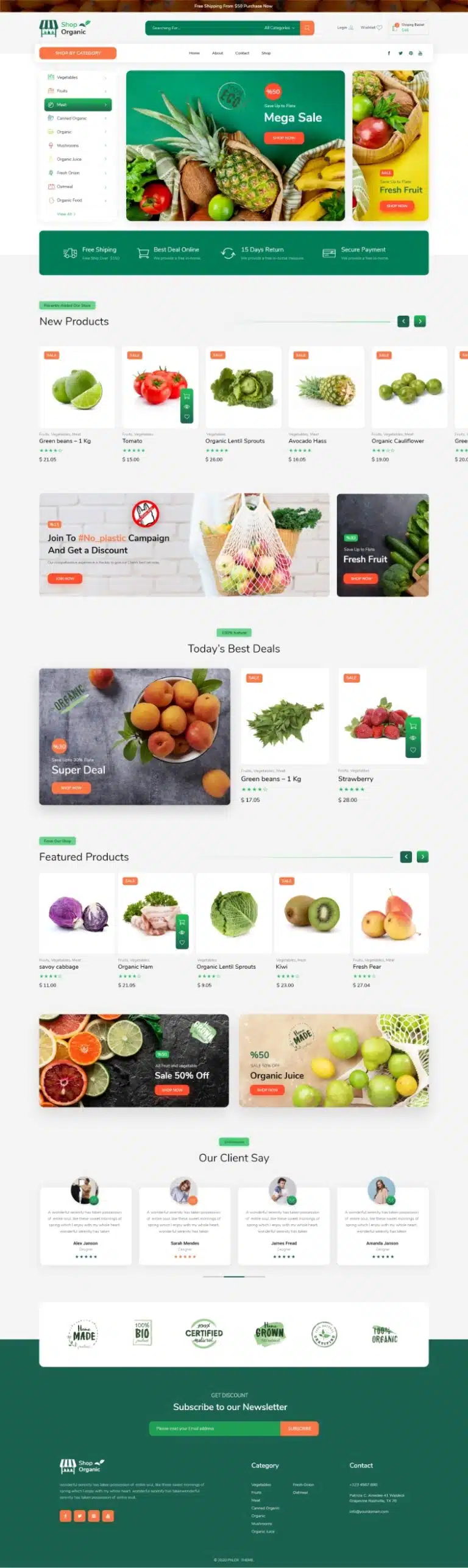 Organic Shop