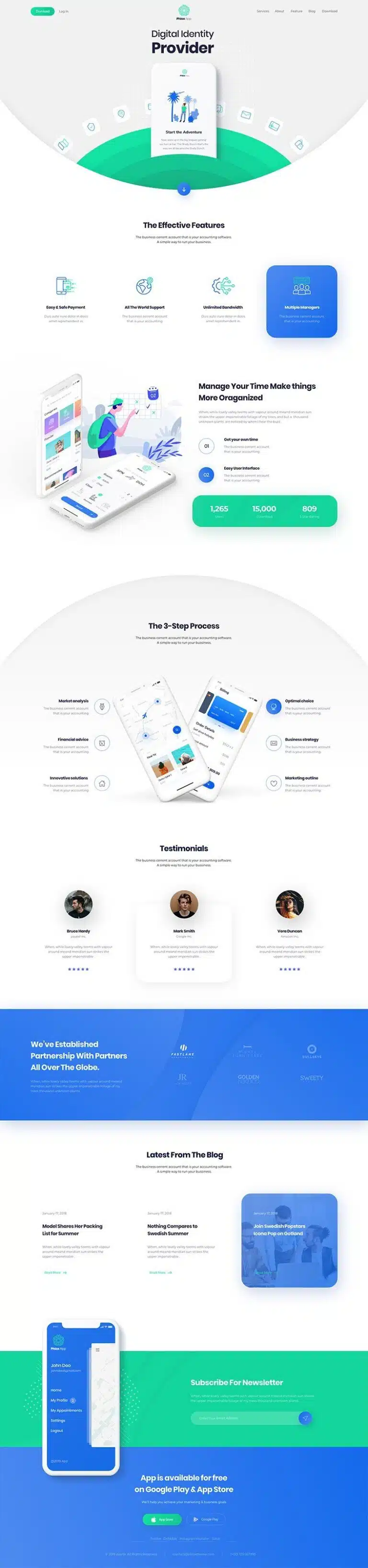 app landing