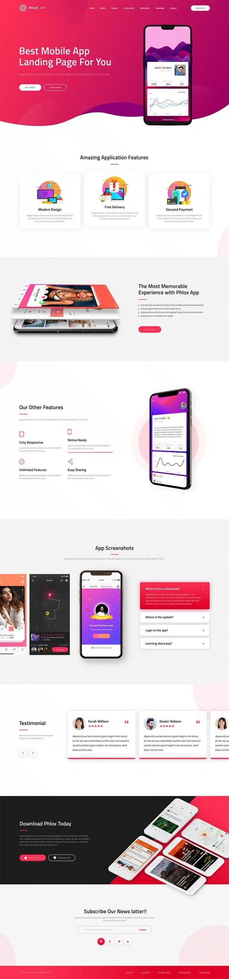 mobile app